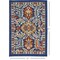 Homeroots 2 x 3 ft. Blue & Gold Intricate Scatter Area Rug 385638 - alternate 7